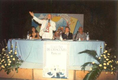 Luciano De Crescenzo presenta il libro 'Panta Rei'