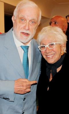 Luciano De Crescenzo e Lina Wertmüller